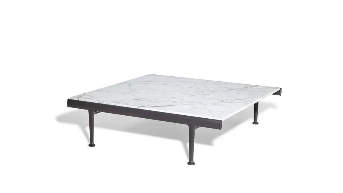 Tavolino da giardino Souvenir D'Italie con top in Marmo di Poltrona Frau