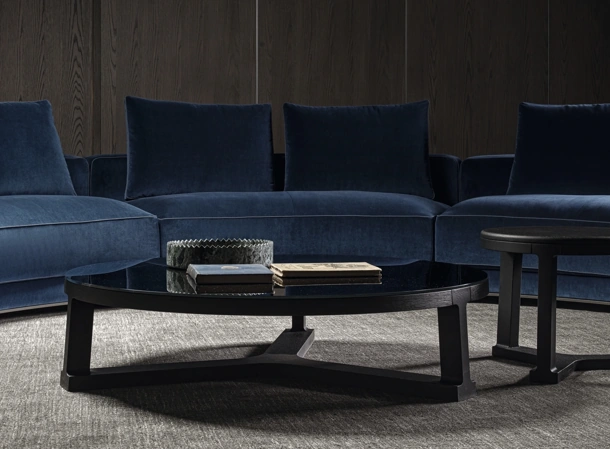Tavolino Fonte con top in Vetro di Molteni & C