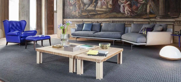 Tavolino Kyoto in legno massello di faggio di Poltrona Frau