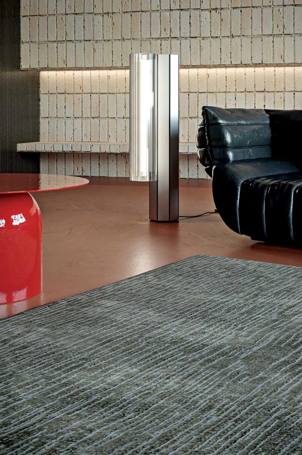 Tappeto Metropol Asfalto in tencel e Cotone di Carpet Edition
