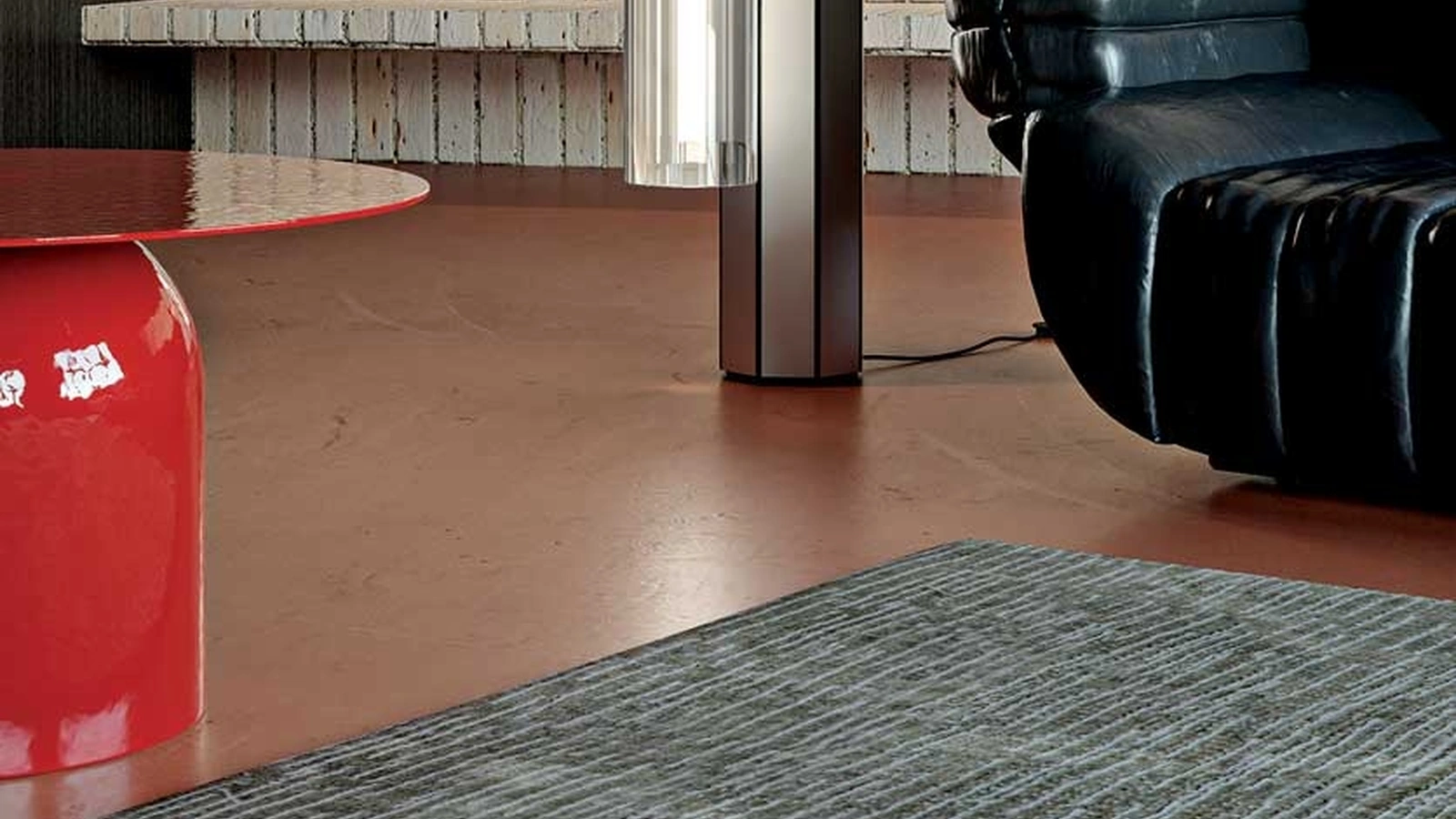 Tappeto Metropol Asfalto in tencel e Cotone di Carpet Edition