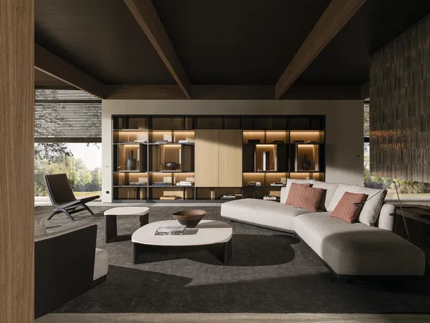 Tavolino Cleo Coffee Table Skin di Molteni & C