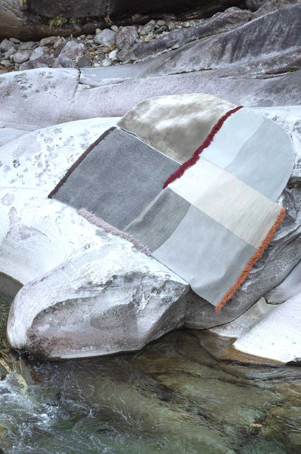 Tappeto Selce Pyrite Grey di Carpet Edition