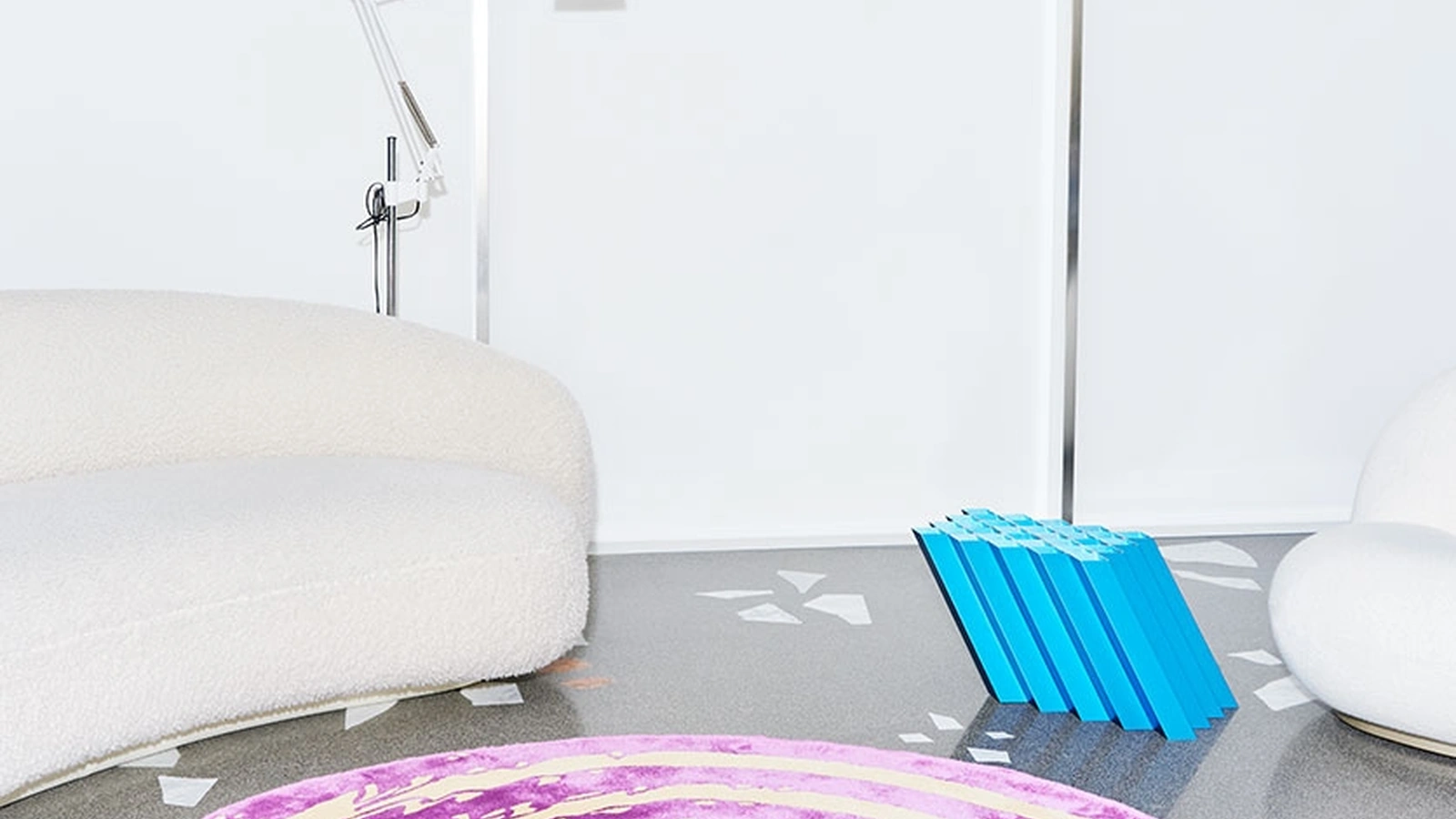 Tappeto The Floor is Lava Pink Orchid Plain di Carpet Edition