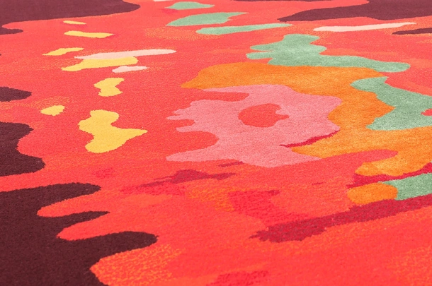 Tappeto Topiary Reflection Sunset di Carpet Edition