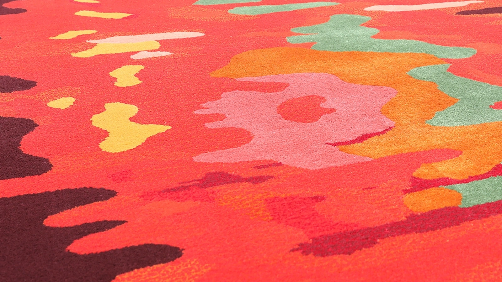 Tappeto Topiary Reflection Sunset di Carpet Edition