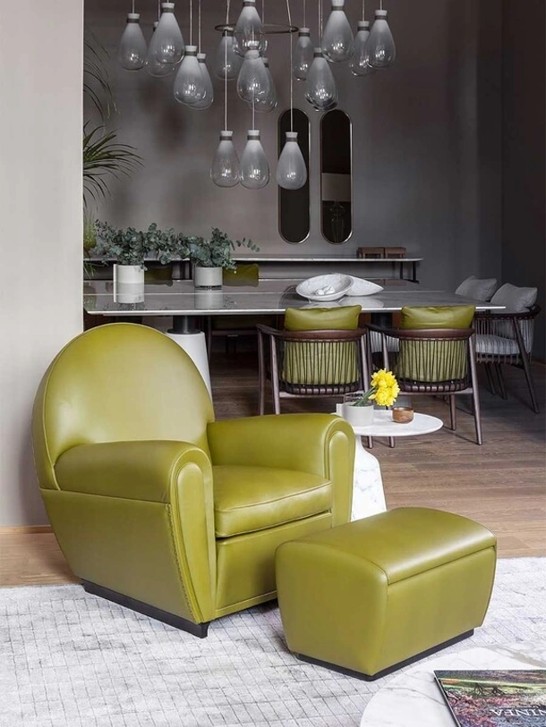Pouf contenitore Vanity Fair di Poltrona Frau