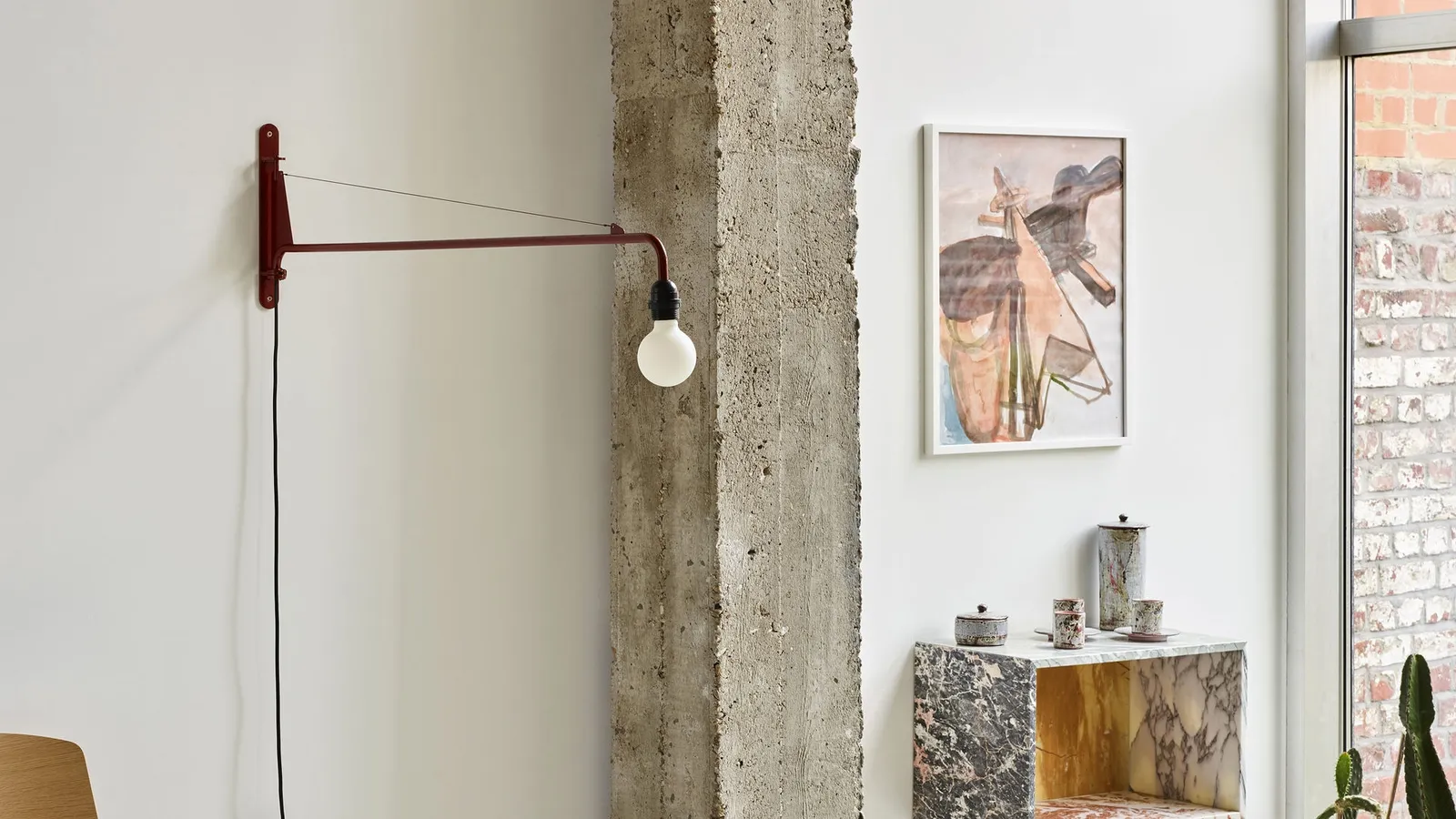 Lampada da parete Petite Potence di Vitra