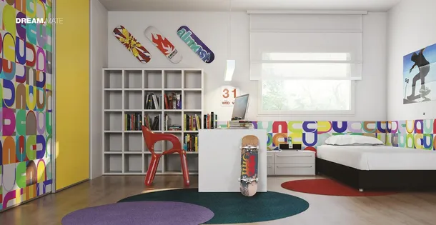 Armadio con ante scorrevoli Aliante 05 di De Rosso