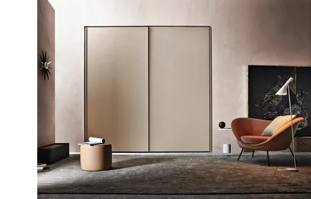 Armadio Gliss-Master - A Filo Door laccato di Molteni & C