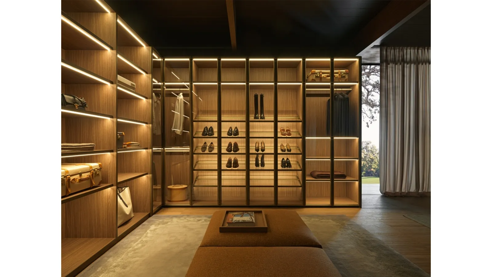 Cabina Armadio Gliss Master - Glass di Molteni & C