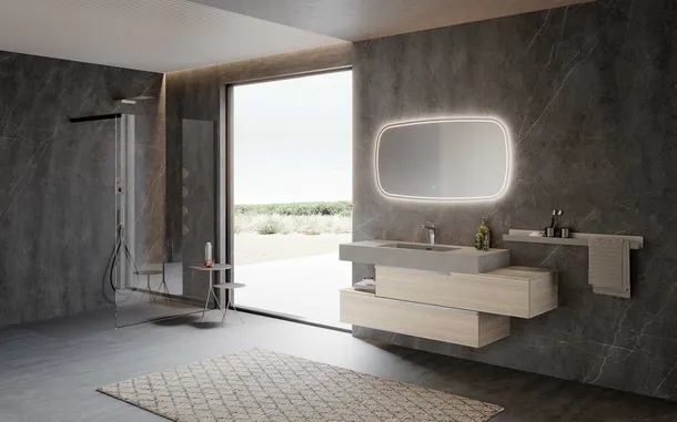 Mobile da Bagno sospeso Lime 0 Fly 025 di Azzurra