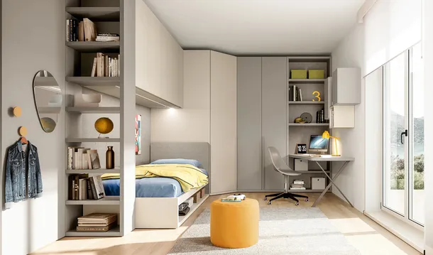 Cameretta a ponte Layout 02B di Doimo Cityline