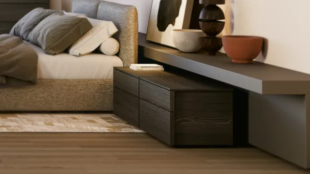 Comodino in legno Wide di Fratelli Elli