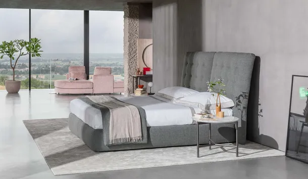 Letto matrimoniale Angle di Flou