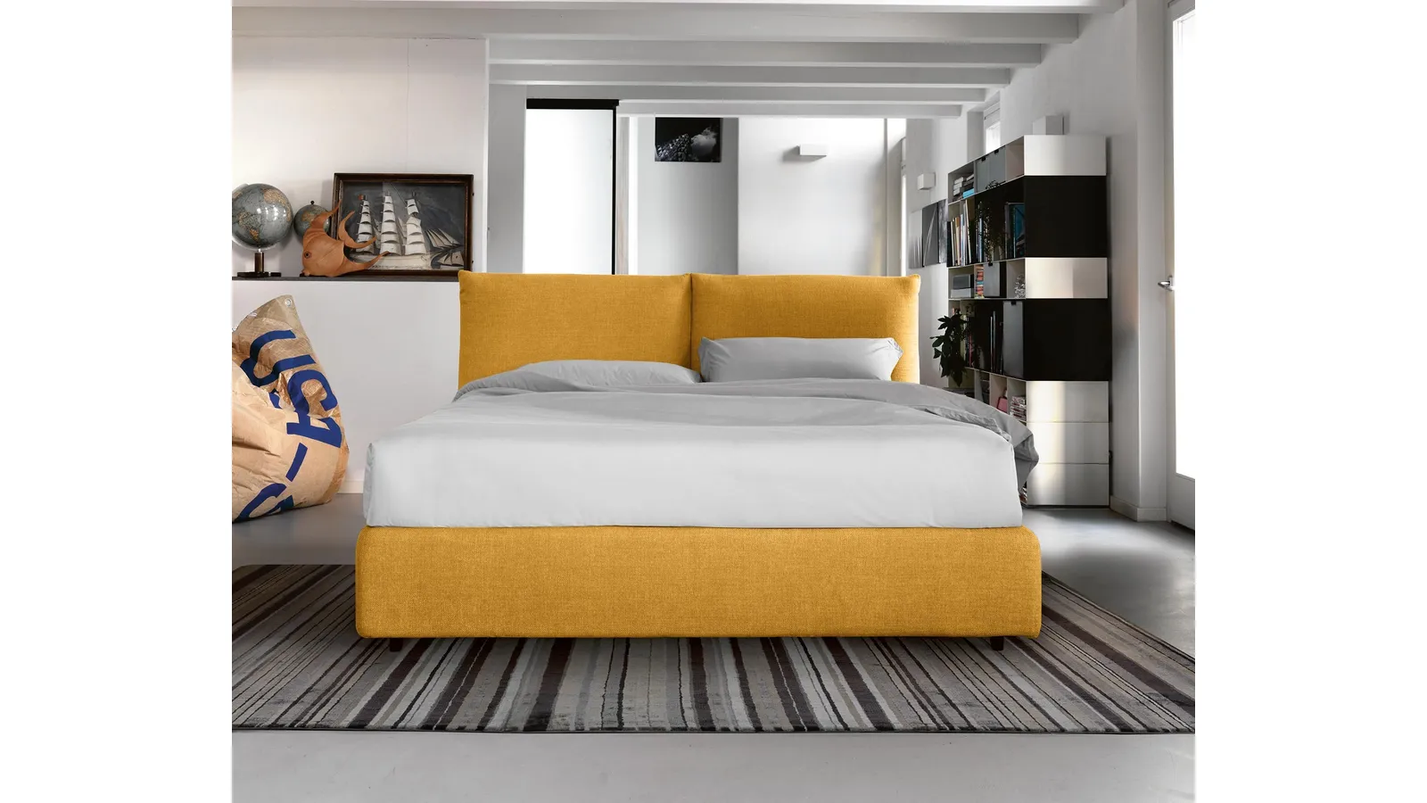 Letto con box contenitore Bridge di Noctis