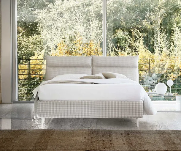 Letto con contenitore Cefalù di Noctis