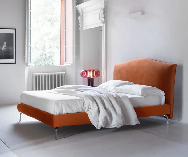 Letto con testiera arrotondata Lyle Modern di Noctis