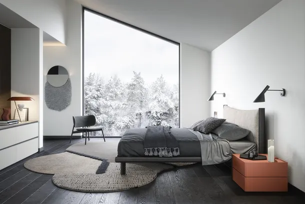 Letto matrimoniale Mizu di Novamobili