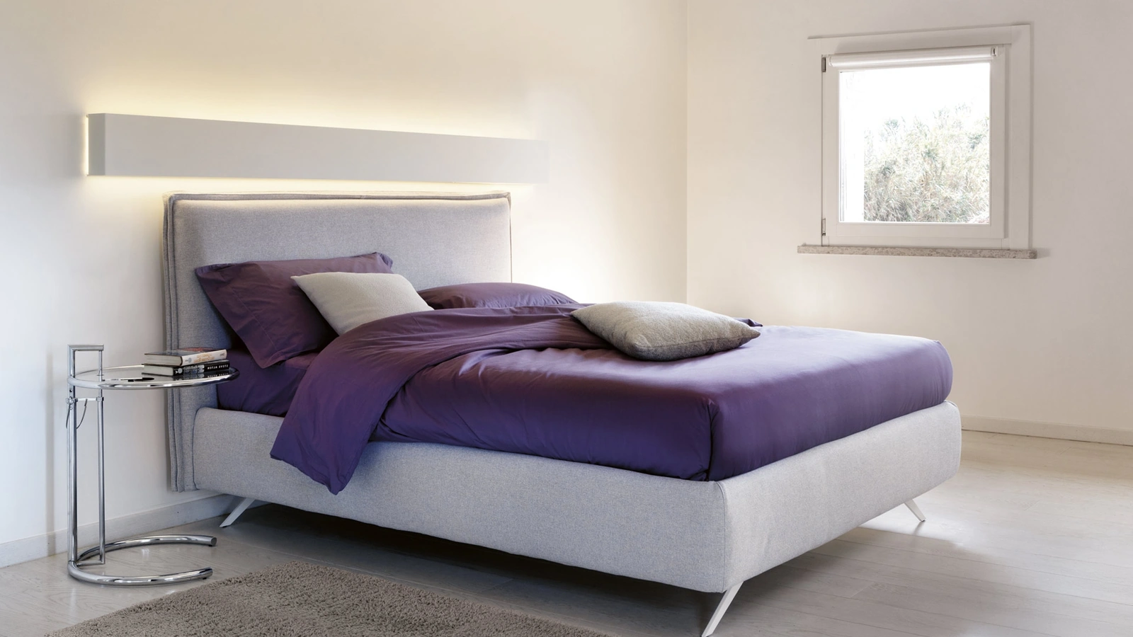 Letto con contenitore Moody di Noctis