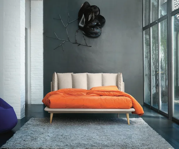 Letto con testiera Birdland di Noctis