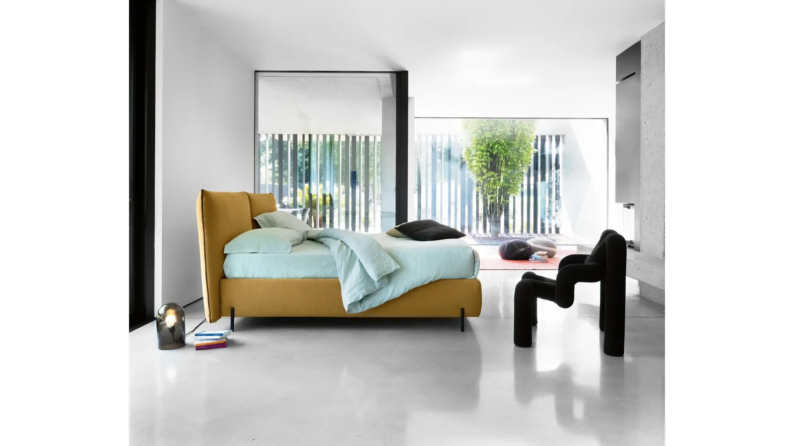 Letto con testiera London di Noctis