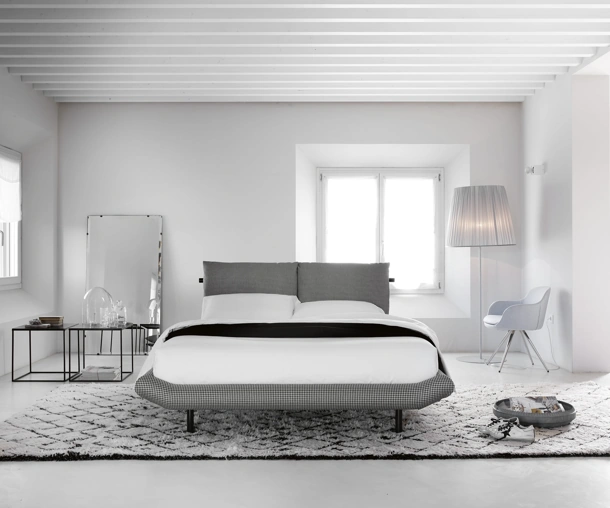 Letto imbottito Noah di Noctis