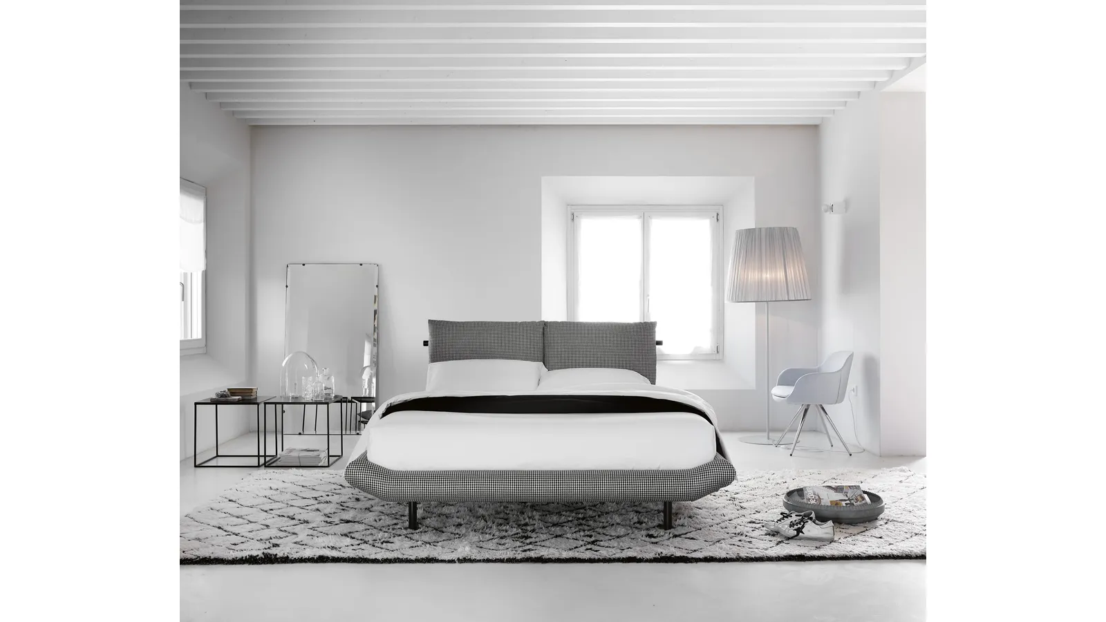Letto imbottito Noah di Noctis