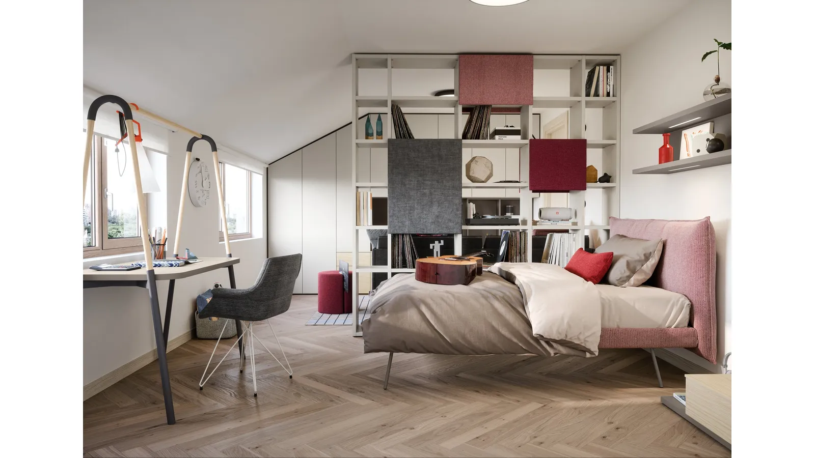 Letto singolo Pillow di Nidi
