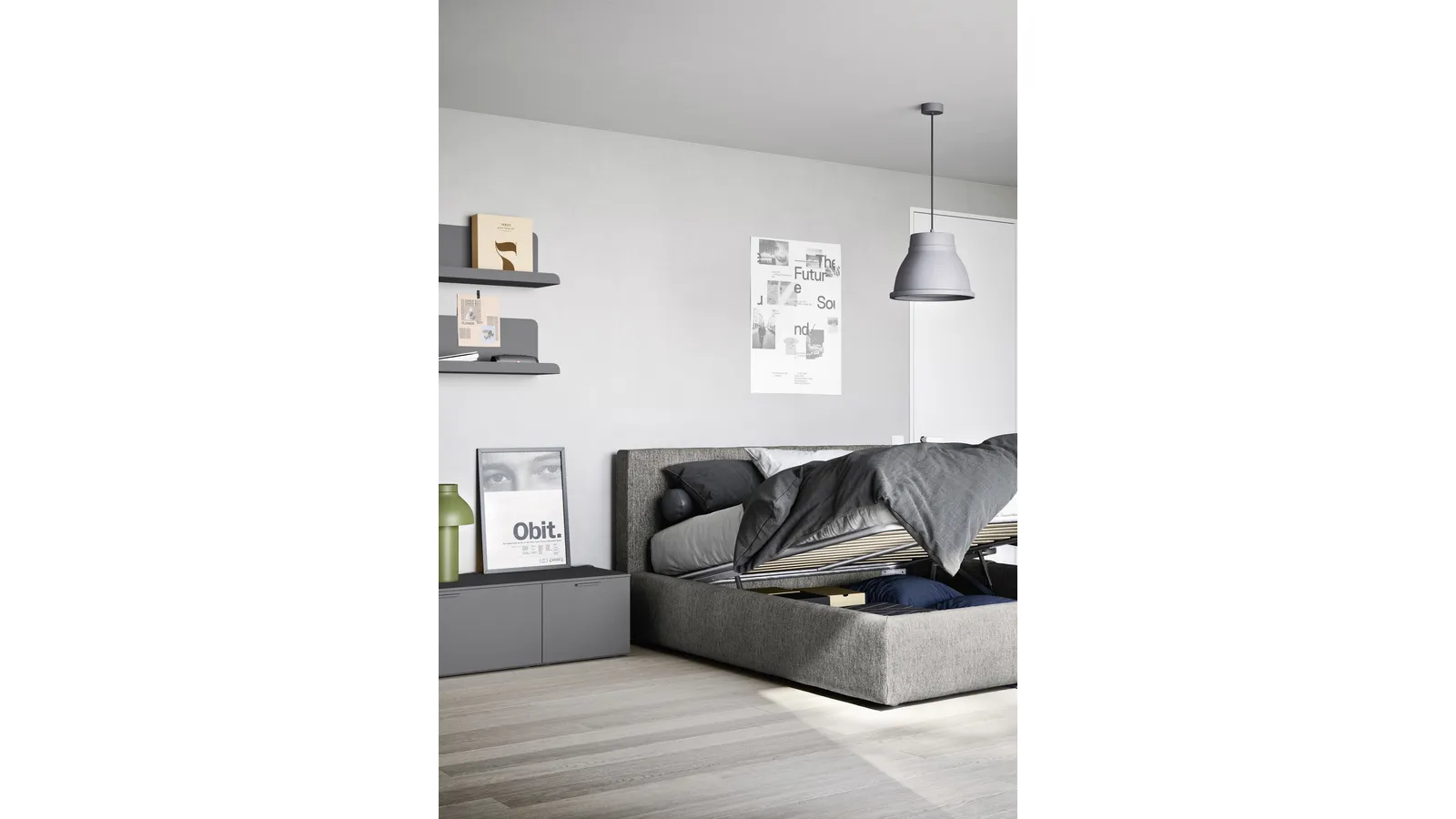 Letto singolo Wind di Nidi