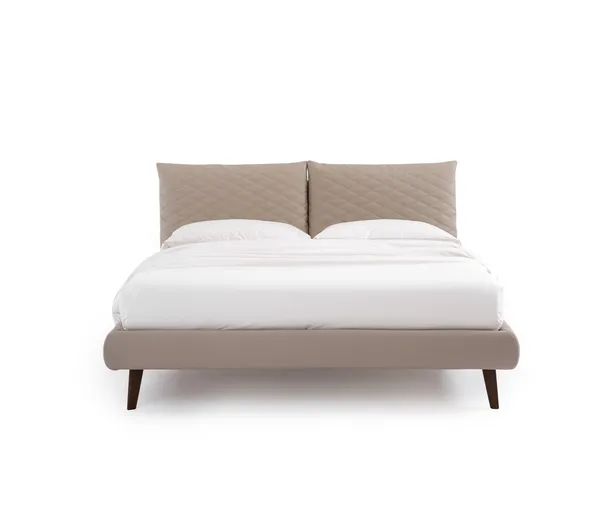 Letto con testiera trapuntata So Regular di Noctis