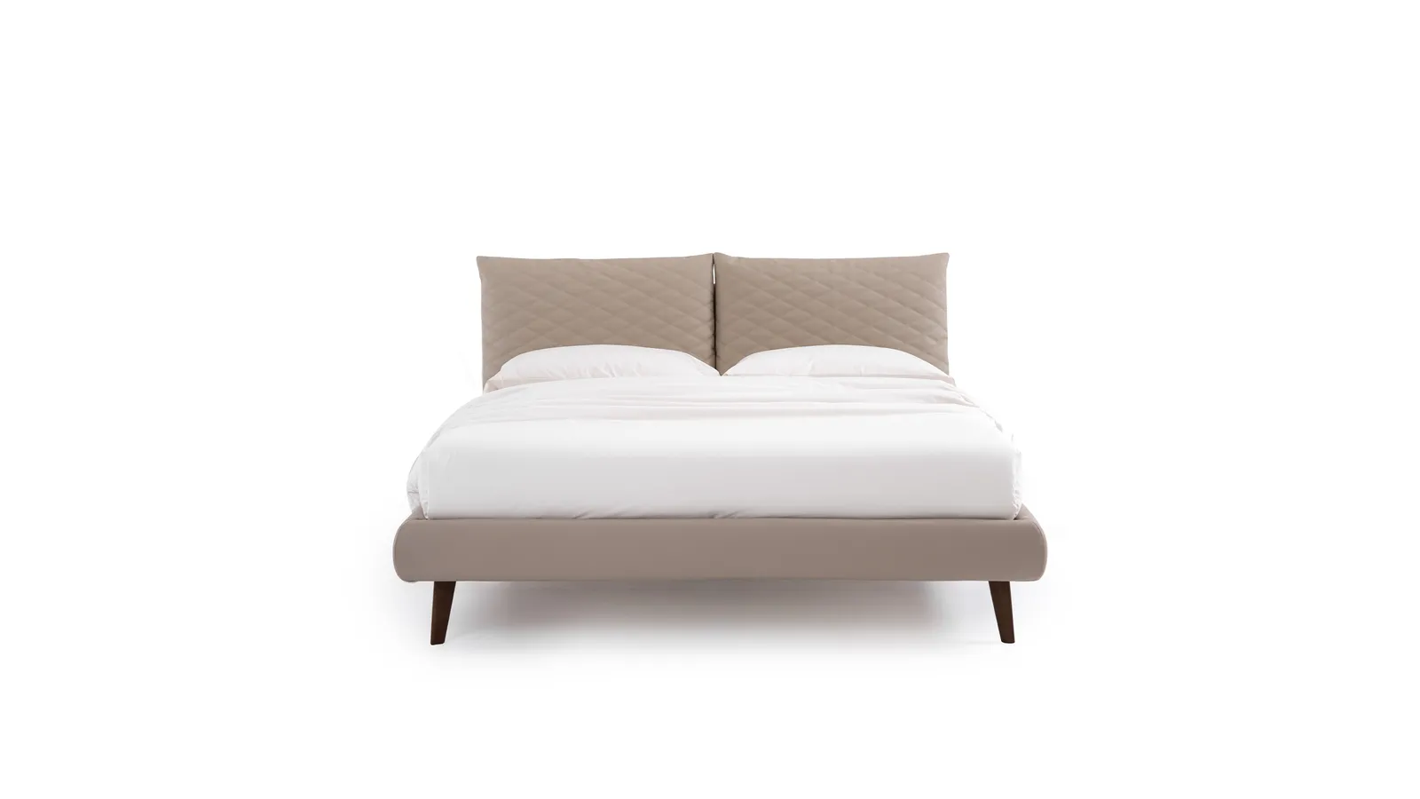 Letto con testiera trapuntata So Regular di Noctis