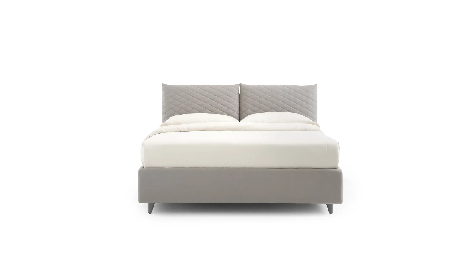 Letto con testiera trapuntata So Regular di Noctis