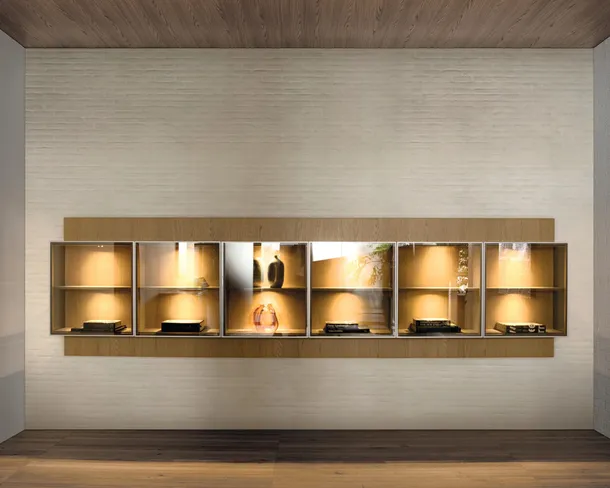 Libreria Pass-Word Grid Up Wall Unit di Molteni & C