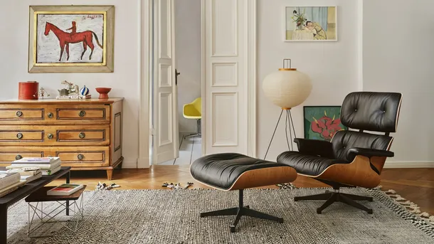 Poltrona Lounge Chair & Ottoman di Vitra