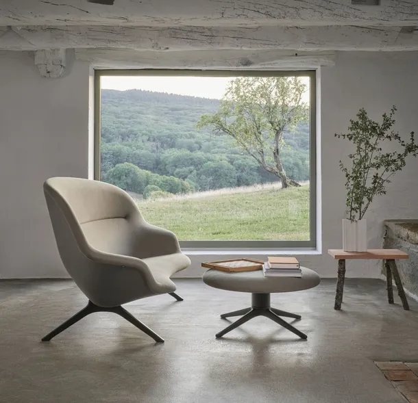 Divano lineare Abalon Sofa di Vitra