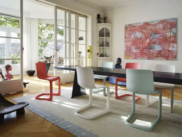 Sedia di design Evo-C in polipropilene di Vitra