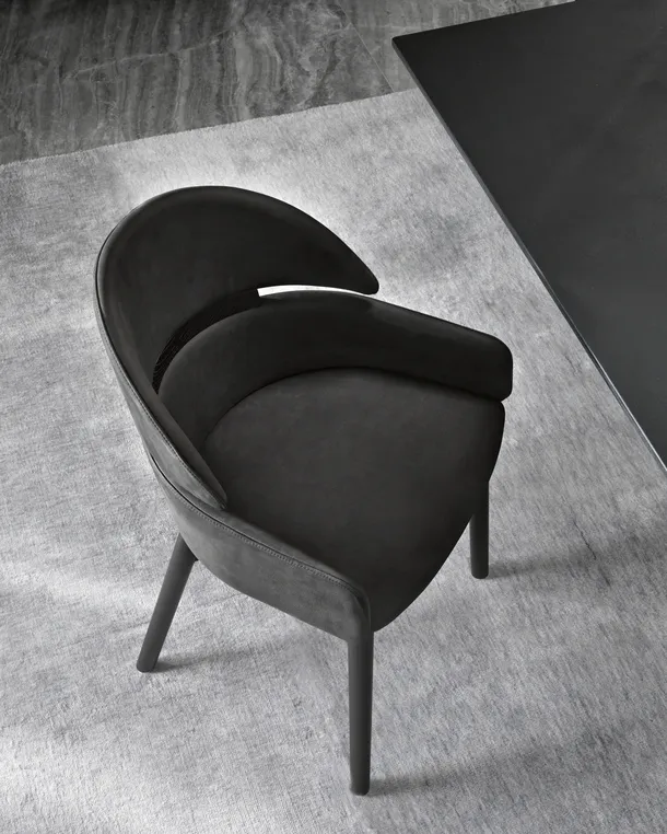 Sedia in pelle Lloyd di Fiam