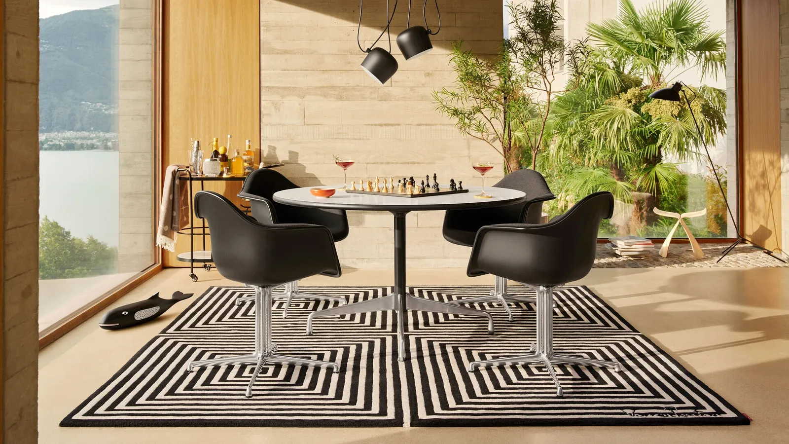 Tavolo rotondo Eames Segmented Tables Dining di Vitra