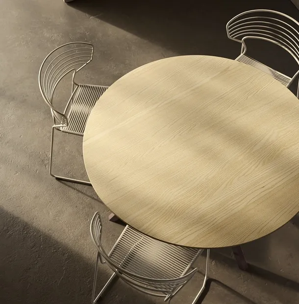 Tavolo HEB Round in legno di Desalto