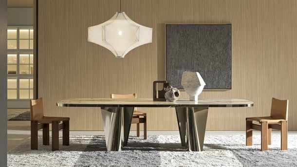 Tavolo Lise con top in marmo di Molteni & C