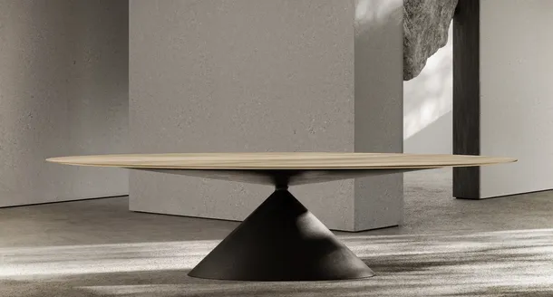 Tavolo Maxy Clay wood di Desalto